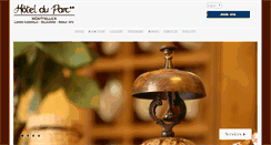 Desktop Screenshot of hotelduparc-montpellier.com